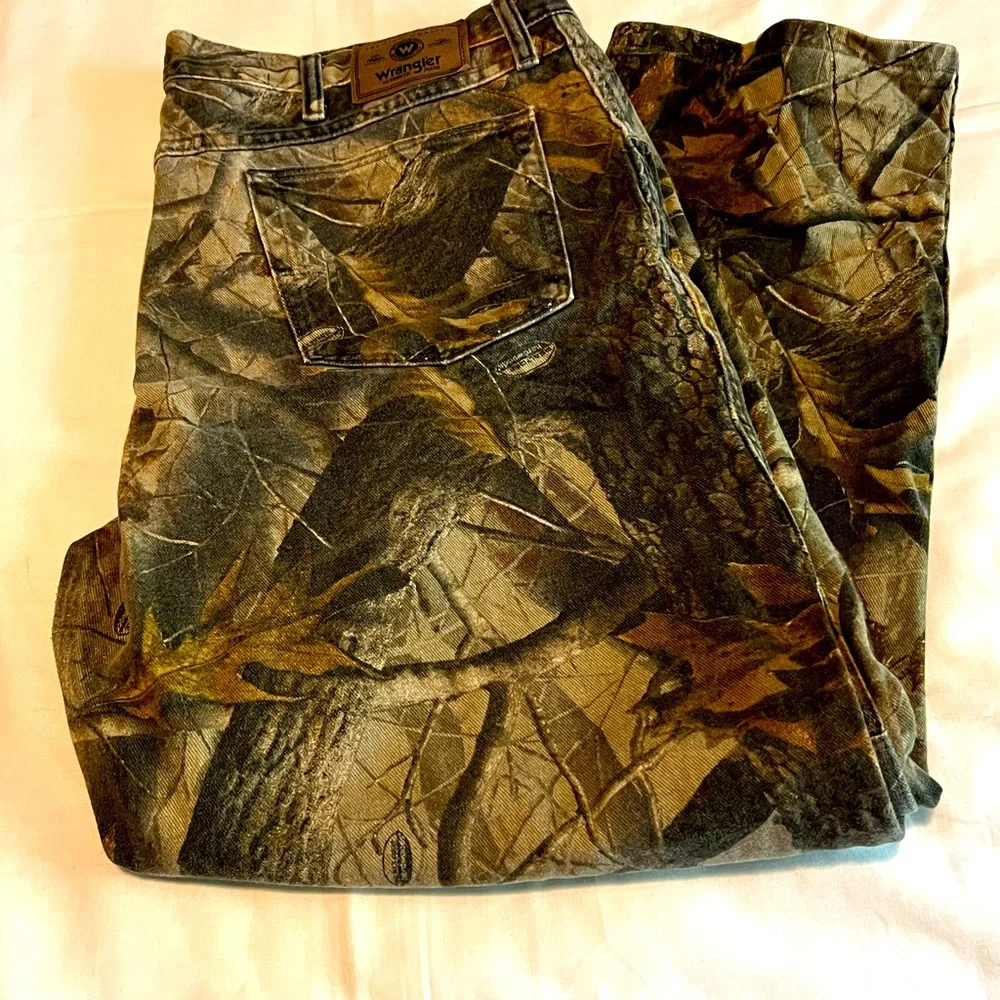 Wrangler/Realtree denim camouflage jeans-42x30